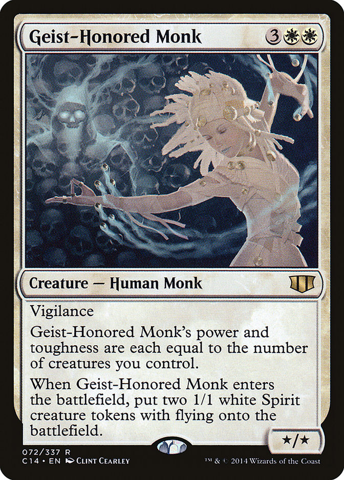 Geist-Honored Monk (72) [Commander 2014] | Odin's Place