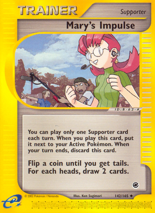 Mary's Impulse (142/165) [Expedition: Base Set] | Odin's Place
