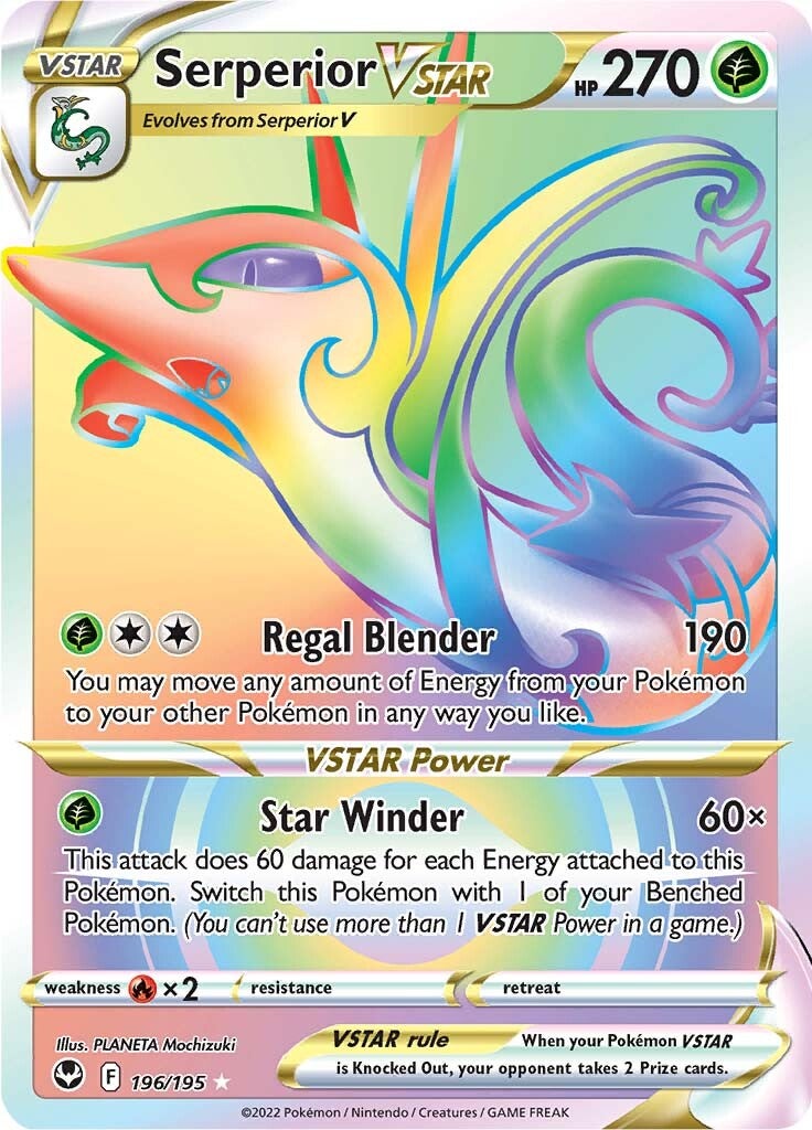 Serperior VSTAR (196/195) [Sword & Shield: Silver Tempest] | Odin's Place