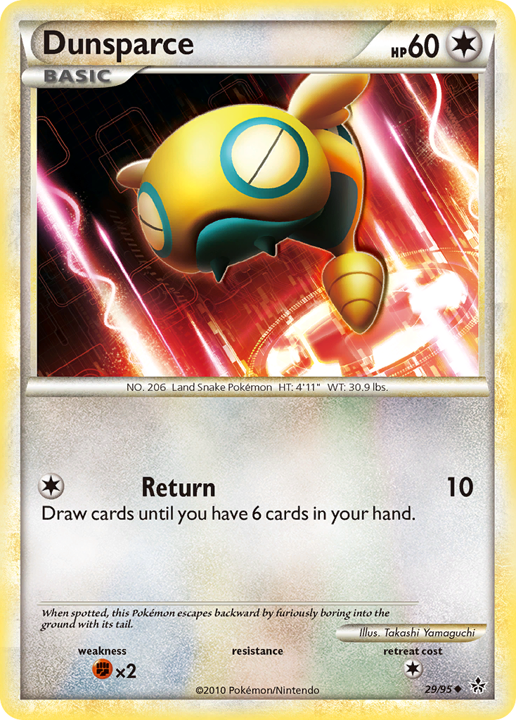 Dunsparce (29/95) [HeartGold & SoulSilver: Unleashed] | Odin's Place