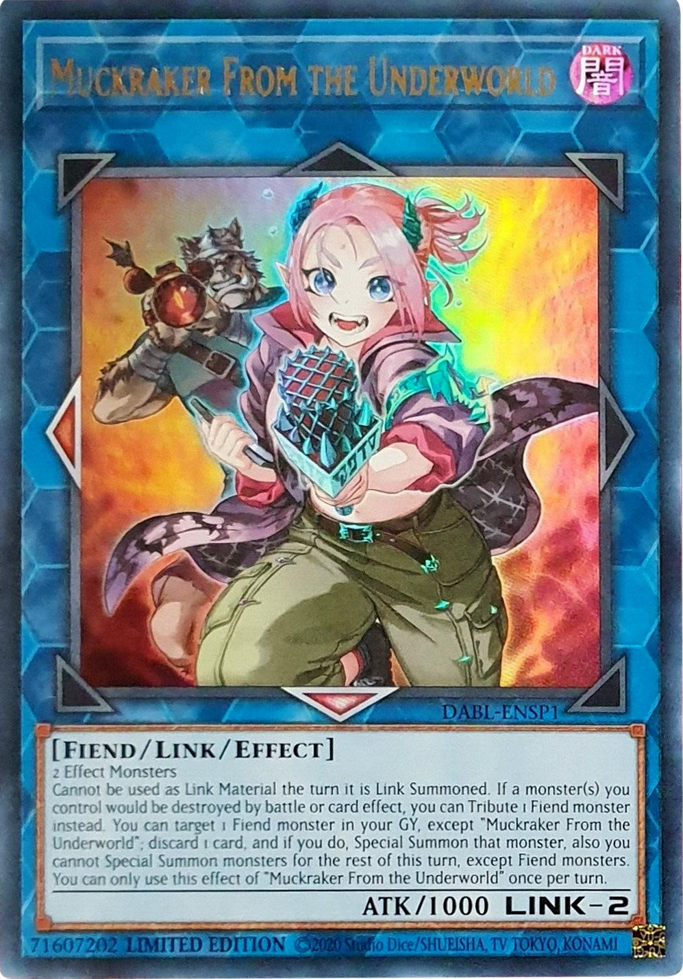 Muckraker From the Underworld [DABL-ENSP1] Ultra Rare | Odin's Place