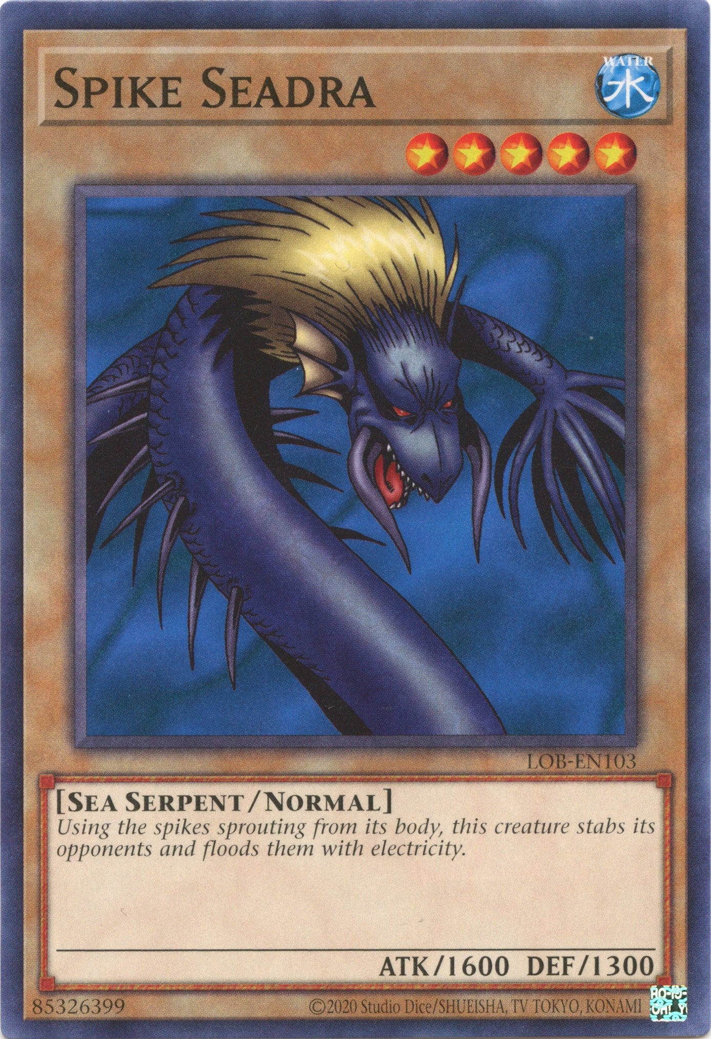 Spike Seadra (25th Anniversary) [LOB-EN103] Common | Odin's Place
