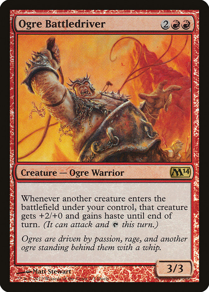 Ogre Battledriver (2) (Duels of the Planeswalkers Promos) [Duels of the Planeswalkers Promos 2013] | Odin's Place