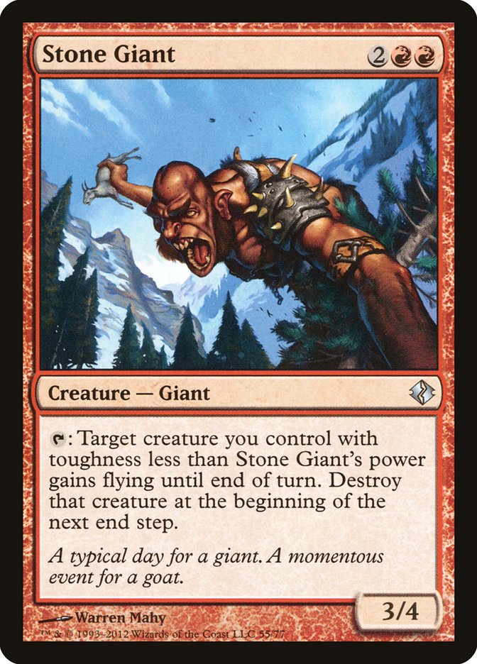 Stone Giant (55) [Duel Decks: Venser vs. Koth] | Odin's Place