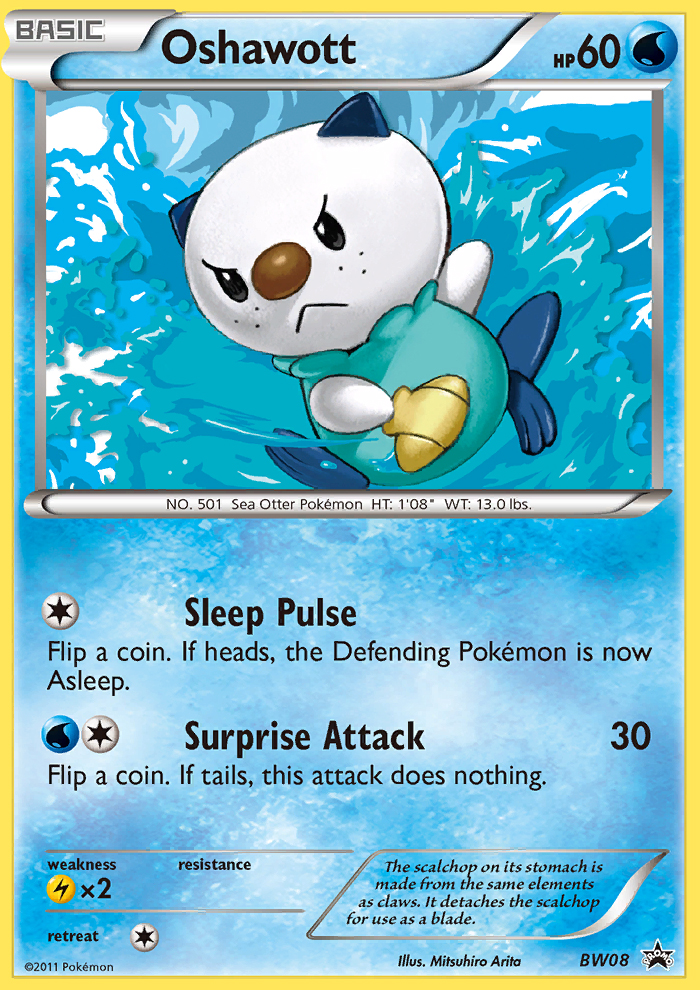 Oshawott (BW08) [Black & White: Black Star Promos] | Odin's Place