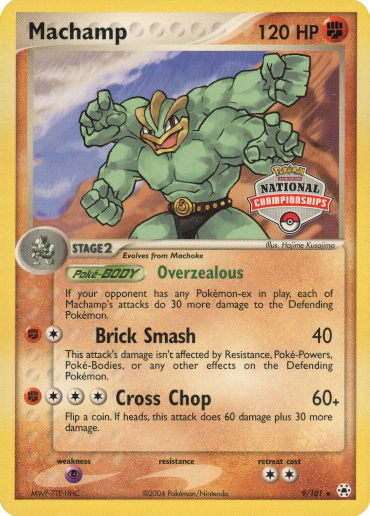 Machamp (9/101) (National Championships Promo) [EX: Hidden Legends] | Odin's Place