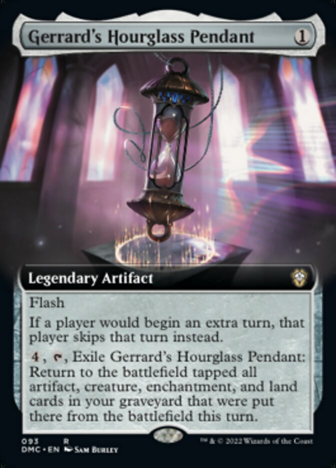 Gerrard's Hourglass Pendant (Extended Art) [Dominaria United Commander] | Odin's Place