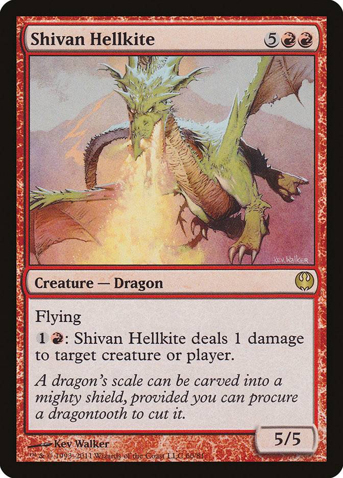Shivan Hellkite (60) [Duel Decks: Knights vs. Dragons] | Odin's Place