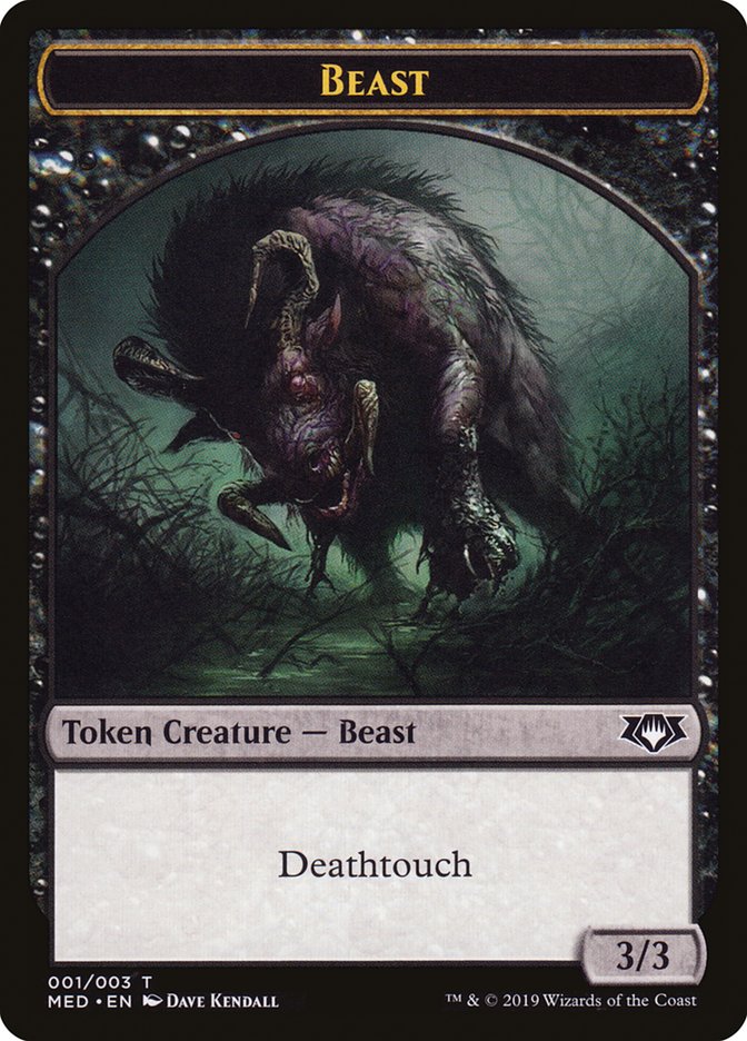 Beast Token (1) [Mythic Edition Tokens] | Odin's Place