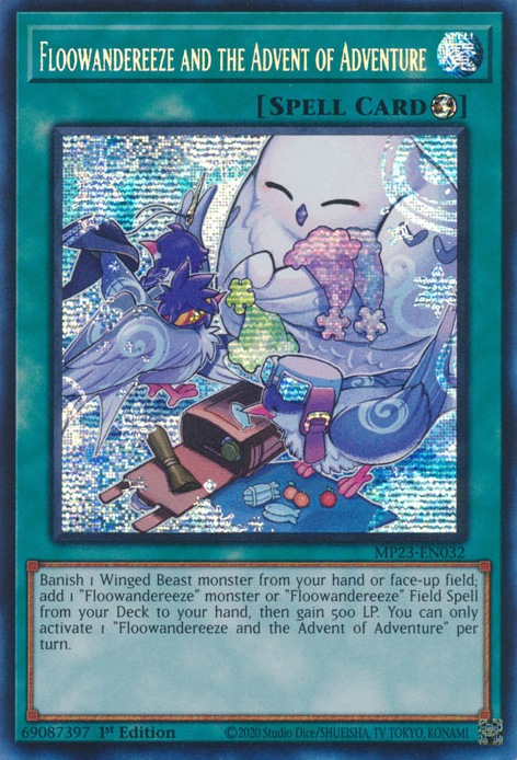 Floowandereeze and the Advent of Adventure [MP23-EN032] Prismatic Secret Rare | Odin's Place