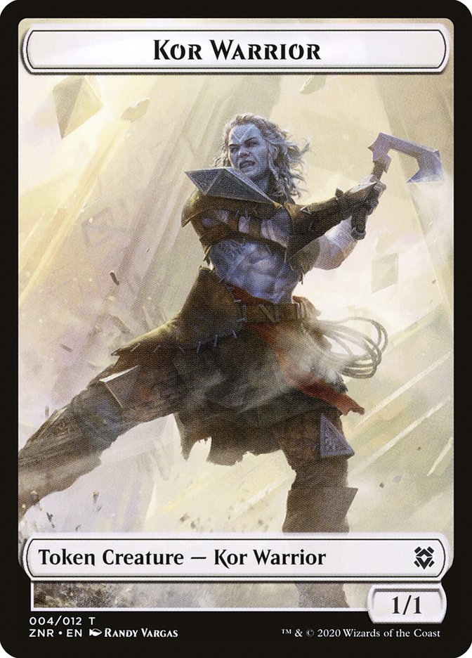 Kor Warrior Token [Zendikar Rising Tokens] | Odin's Place