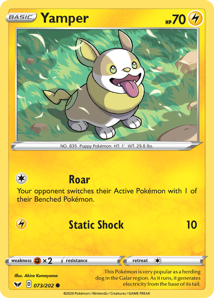 Yamper (073/202) [Sword & Shield: Base Set] | Odin's Place