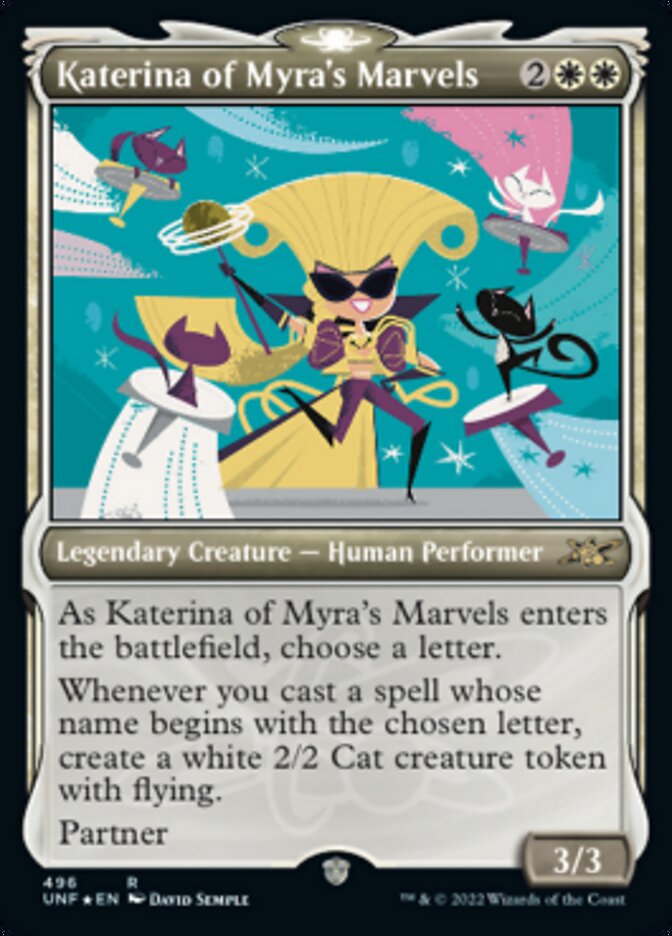 Katerina of Myra's Marvels (Showcase) (Galaxy Foil) [Unfinity] | Odin's Place