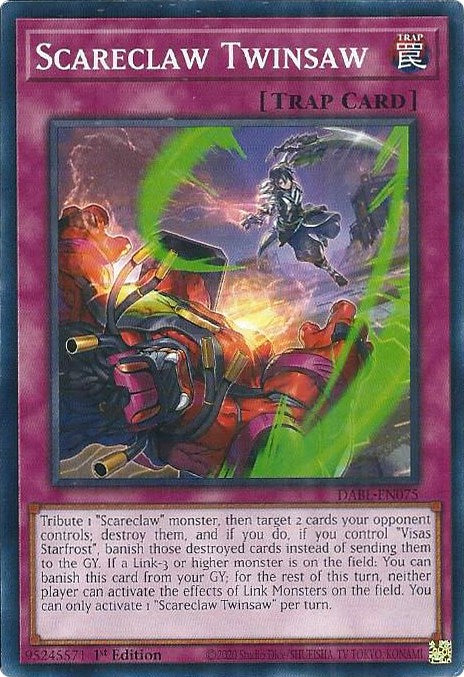 Scareclaw Twinsaw [DABL-EN075] Common | Odin's Place