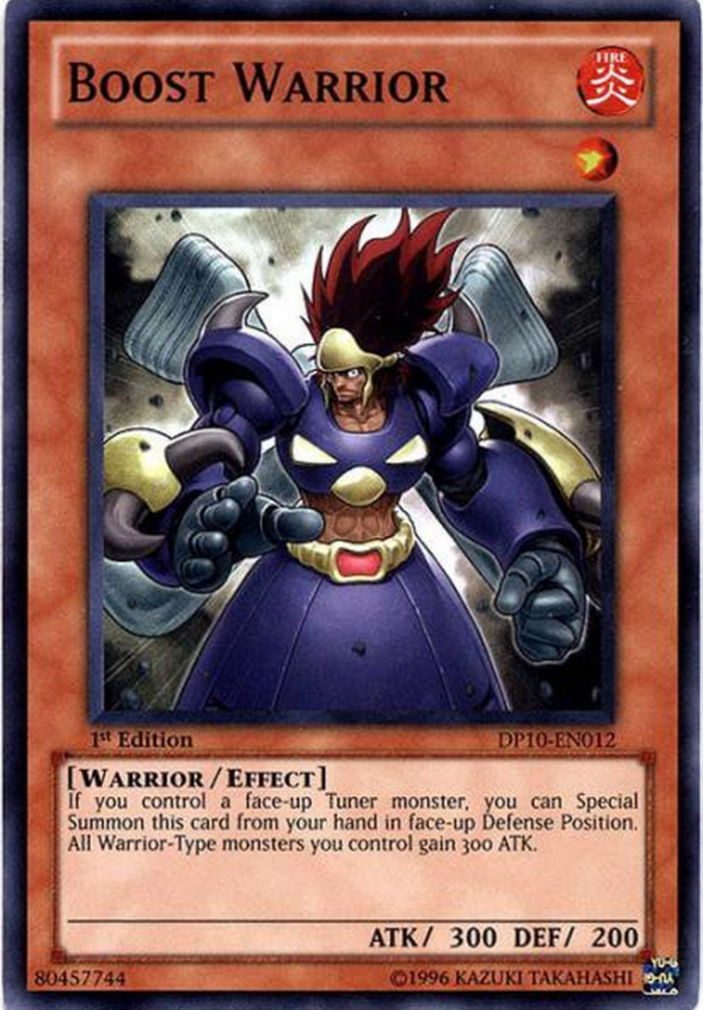 Boost Warrior [DP10-EN012] Super Rare | Odin's Place