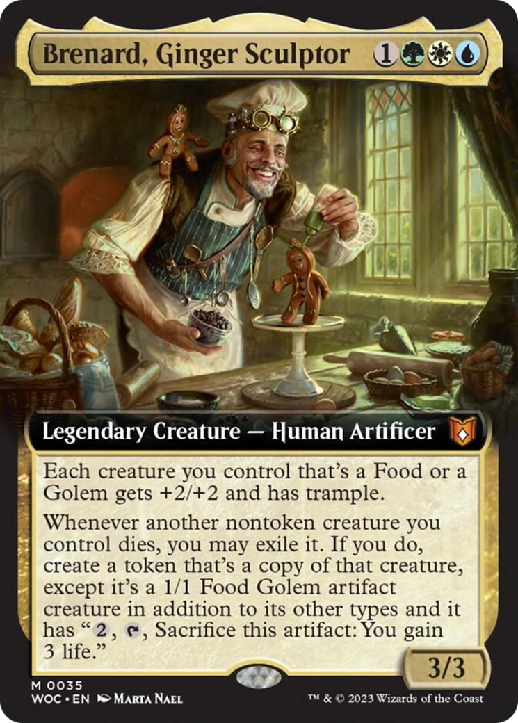 Brenard, Ginger Sculptor (Extended Art) [Wilds of Eldraine Commander] | Odin's Place