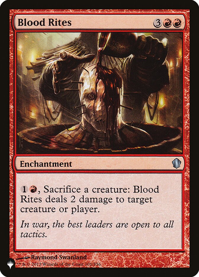 Blood Rites [The List] | Odin's Place