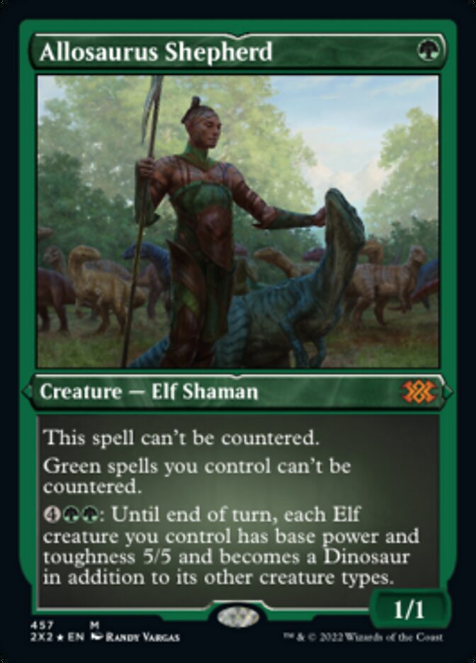 Allosaurus Shepherd (Foil Etched) [Double Masters 2022] | Odin's Place