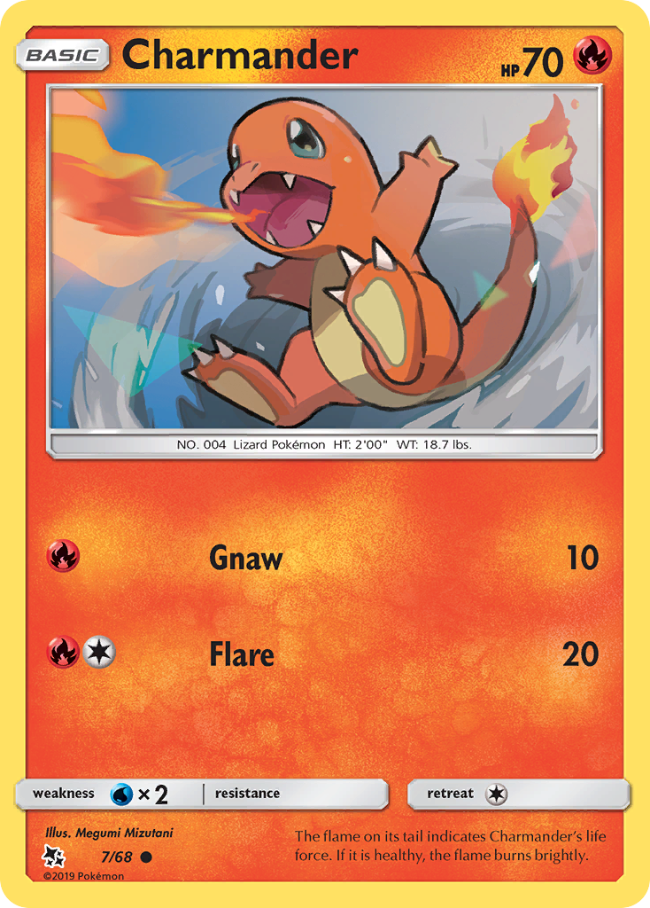 Charmander (7/68) [Sun & Moon: Hidden Fates] | Odin's Place