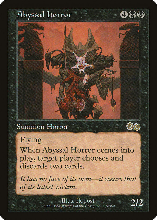 Abyssal Horror (115) [Urza's Saga] | Odin's Place