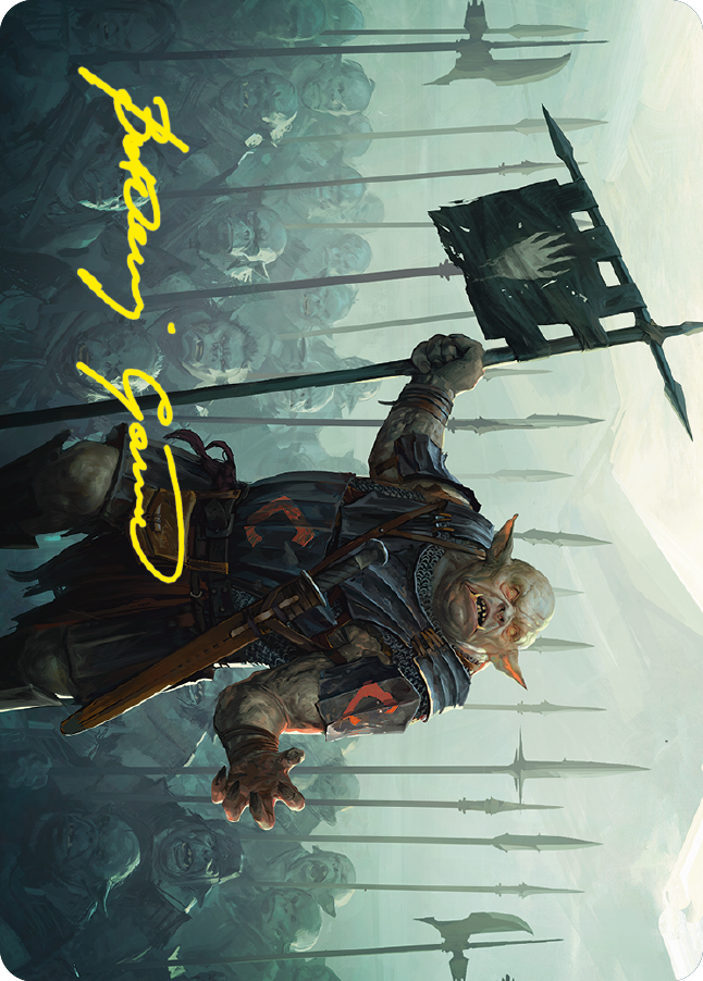 Ugluk of the White Hand Art Card (Gold-Stamped Signature) [The Lord of the Rings: Tales of Middle-earth Art Series] | Odin's Place