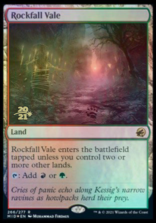 Rockfall Vale [Innistrad: Midnight Hunt Prerelease Promos] | Odin's Place