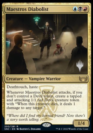 Maestros Diabolist (Promo Pack) [Streets of New Capenna Promos] | Odin's Place