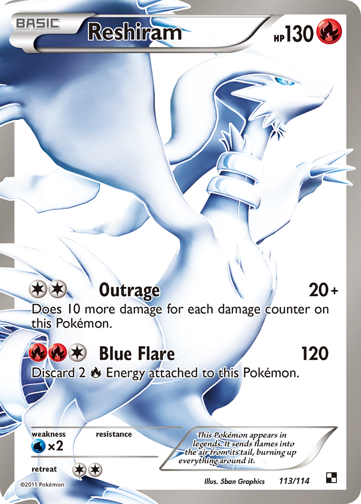 Reshiram (113/114) [Black & White: Base Set] | Odin's Place