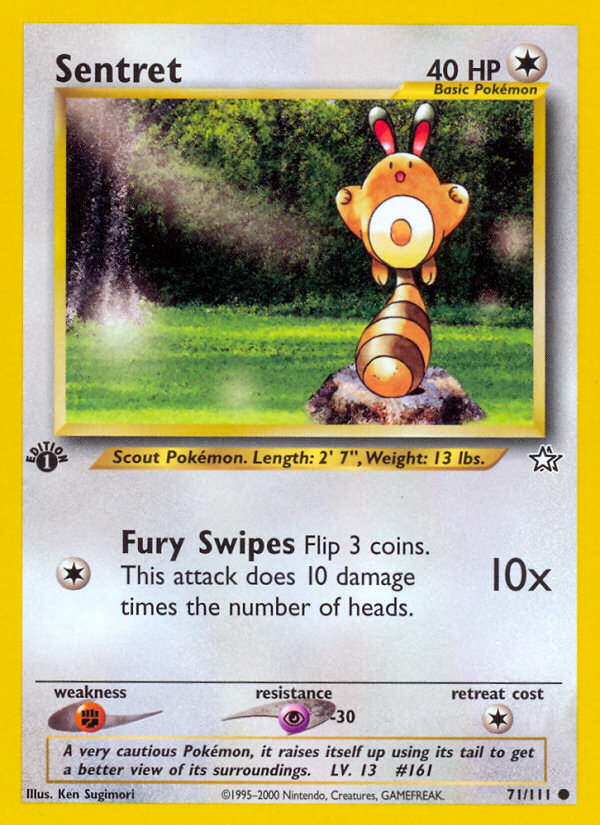 Sentret (71/111) [Neo Genesis 1st Edition] | Odin's Place
