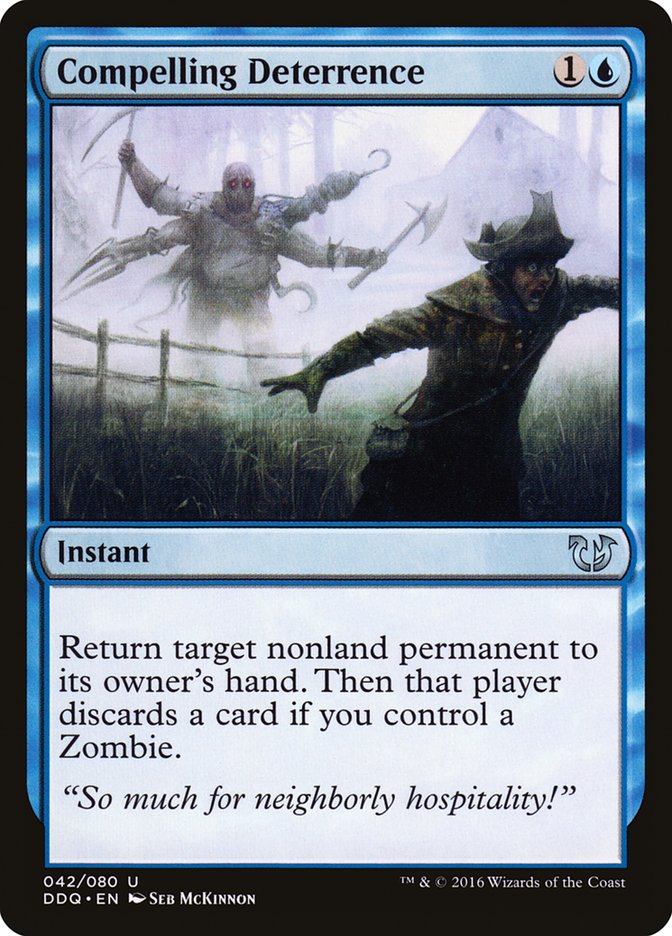 Compelling Deterrence (42) [Duel Decks: Blessed vs. Cursed] | Odin's Place