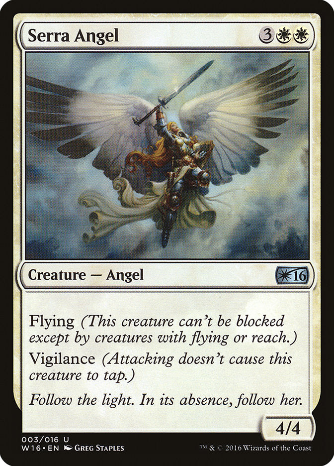 Serra Angel (3) [Welcome Deck 2016] | Odin's Place