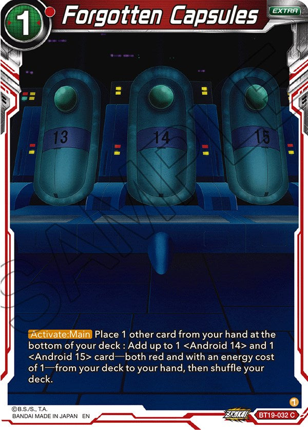 Forgotten Capsules (BT19-032) [Fighter's Ambition] | Odin's Place