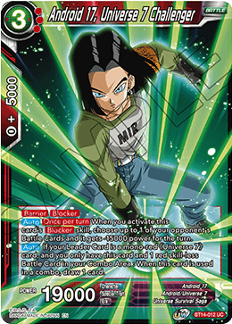 Android 17, Universe 7 Challenger (BT14-012) [Cross Spirits] | Odin's Place