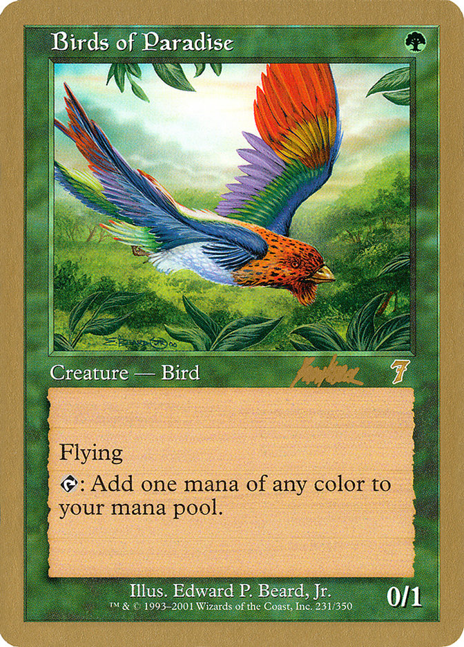 Birds of Paradise (Brian Kibler) [World Championship Decks 2002] | Odin's Place