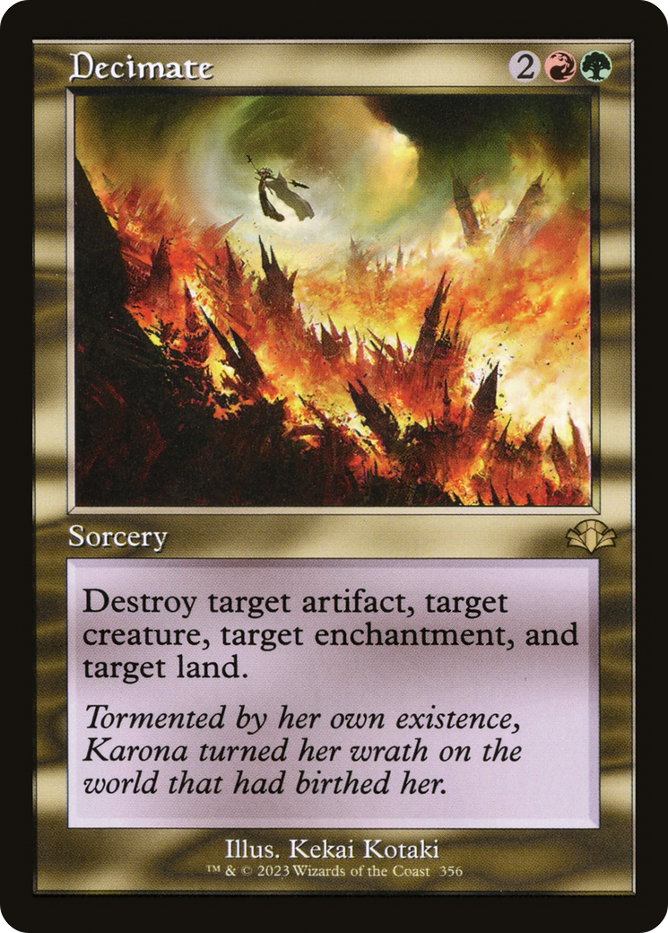 Decimate (Retro) [Dominaria Remastered] | Odin's Place