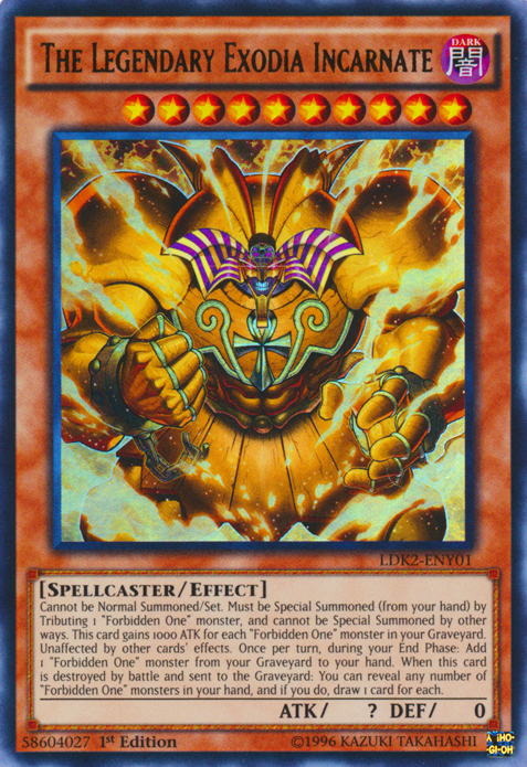 The Legendary Exodia Incarnate [LDK2-ENY01] Ultra Rare | Odin's Place