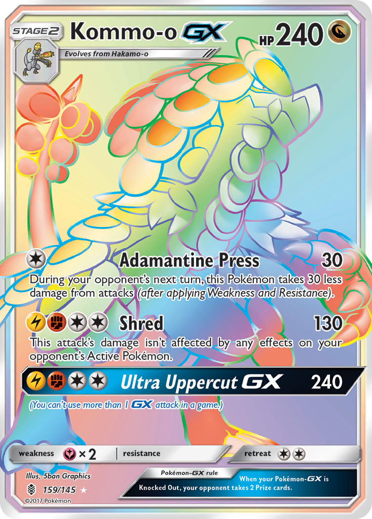 Kommo-o GX (159/145) [Sun & Moon: Guardians Rising] | Odin's Place