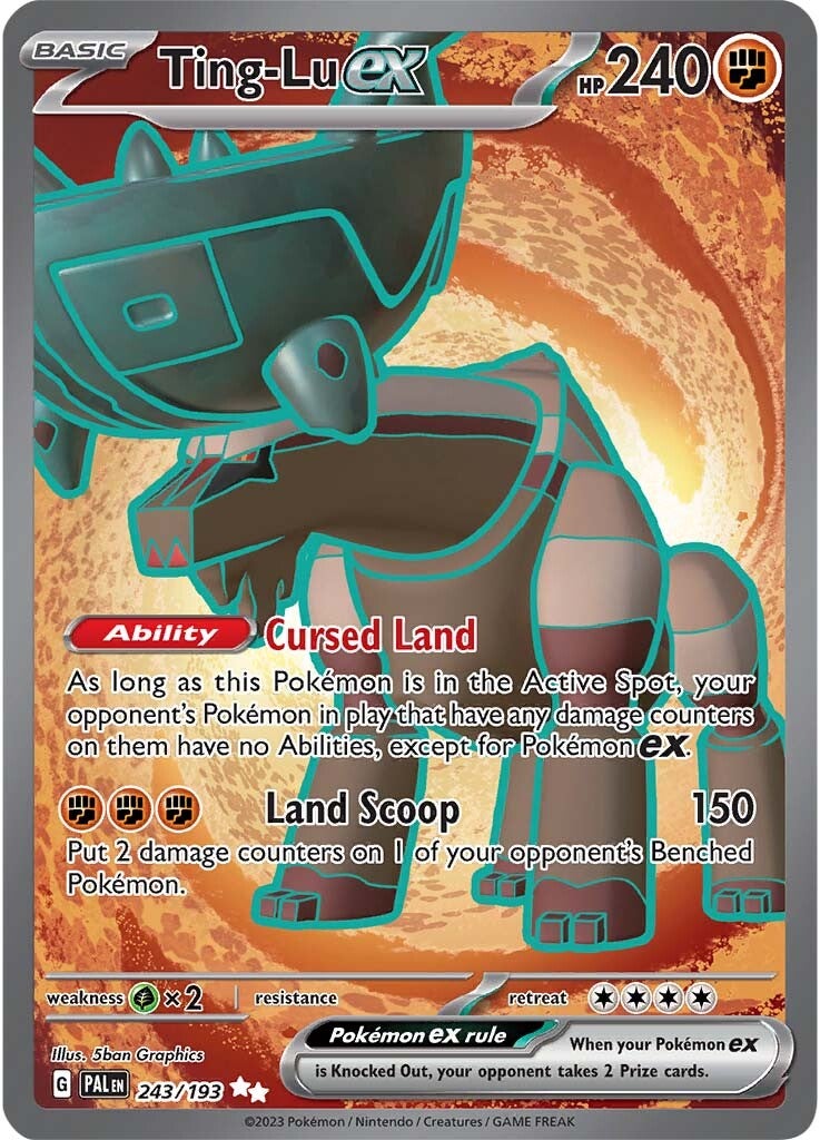 Ting-Lu ex (243/193) [Scarlet & Violet: Paldea Evolved] | Odin's Place