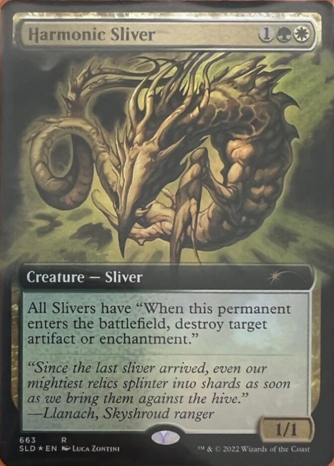Harmonic Sliver (Extended Art) [Secret Lair Drop Promos] | Odin's Place