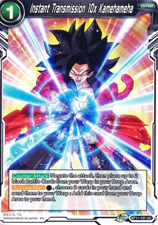 Instant Transmission 10x Kamehameha (BT11-151) [Vermilion Bloodline] | Odin's Place