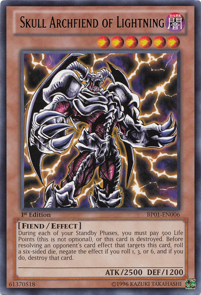 Skull Archfiend of Lightning [BP01-EN006] Rare | Odin's Place
