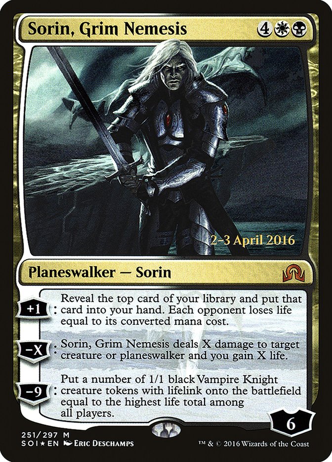 Sorin, Grim Nemesis (251) [Shadows over Innistrad Prerelease Promos] | Odin's Place