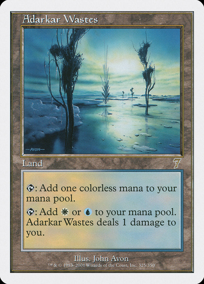 Adarkar Wastes (325) [Seventh Edition] | Odin's Place