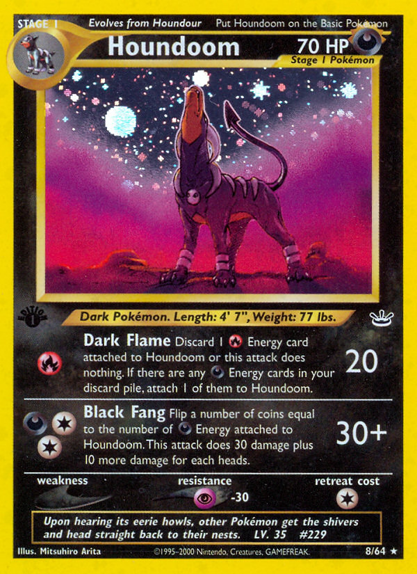 Houndoom (8/64) [Neo Revelation 1st Edition] | Odin's Place