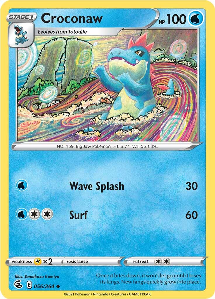 Croconaw (056/264) [Sword & Shield: Fusion Strike] | Odin's Place
