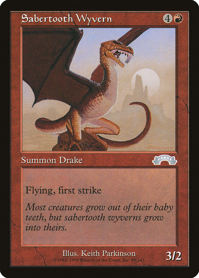 Sabertooth Wyvern (99) [Exodus] | Odin's Place