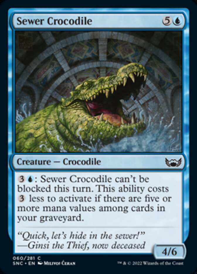 Sewer Crocodile [Streets of New Capenna] | Odin's Place