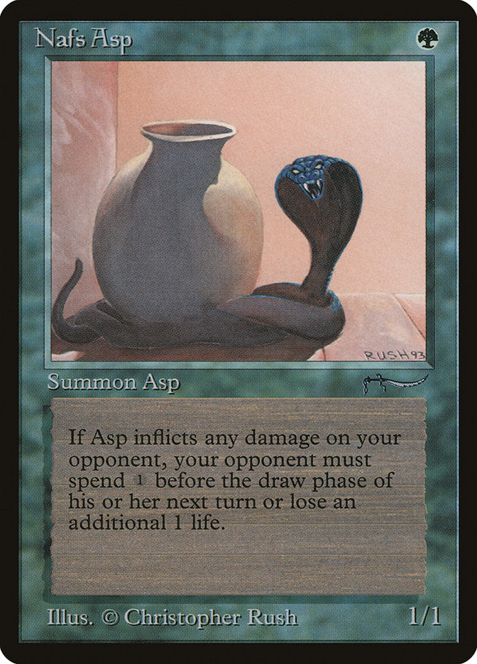 Nafs Asp (52) (Dark Mana Cost) [Arabian Nights] | Odin's Place