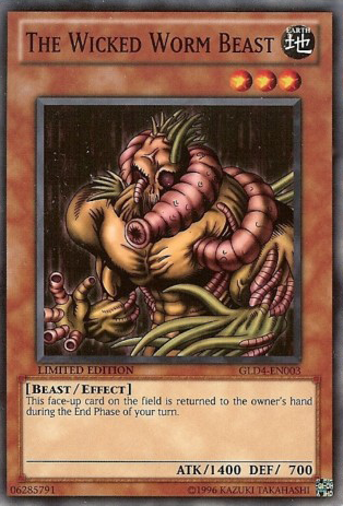 The Wicked Worm Beast [GLD4-EN003] Common | Odin's Place