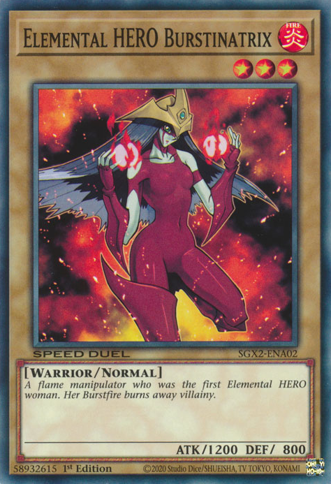 Elemental HERO Burstinatrix [SGX2-ENA02] Common | Odin's Place